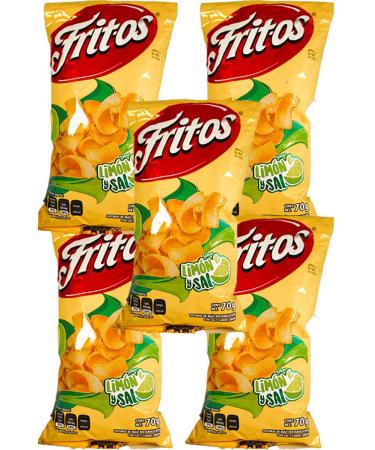 FRITOS SAL Y LIMN 62g (Box with 5 bags)