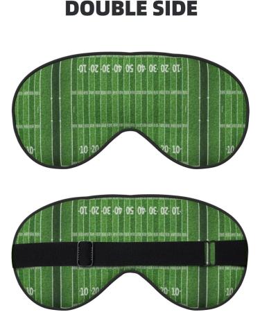 Shop Double-Sided Eye Mask | Unisex American Football Field Sleep Shade | Comfortable Sleeping Mask for Better Sleep - Buy Online on GoSupps.com