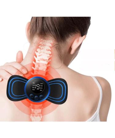 Neck massage patch to relieve muscle pain (neck back legs legs thighs arms calves belly knee etc.) with 8 modes and 19 intensity levels electrostimulation