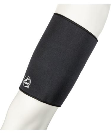 Cramer Neoprene Thigh Compression Sleeve | Best Thigh Support for Running & Recovery | Compression Leg Sleeves in Black (Medium/Large - Buy Online on GoSupps.com
