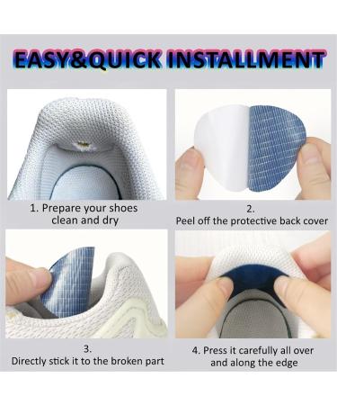 Shoe Heel Repair Kit - 12 Pairs for Leather Sports & High Heels | Soft Durable & 6 Color Options - Ideal for International Shipping - Buy Online on GoSupps.com