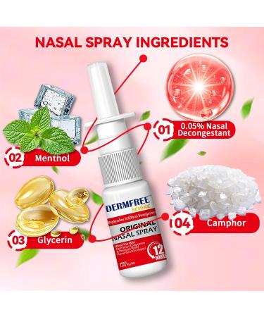 Nasal Spray for Adults and Children 6+ Sinus Congestion Relief and Nasal Congestion Relief Nasal Spray - 1.05 Fl Oz Spray Bottle (1PCS 1.05 Fl Oz) 1 1.05 - Buy Online on GoSupps.com