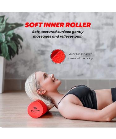 ELVIRE SPORT Foam Roller Set for Physical Therapy & Deep Tissue Massage - Back Roller x2, Massage Roller, Ball & Foot Roller - Ideal for Back, Neck, Feet & Legs - Buy Online on GoSupps.com