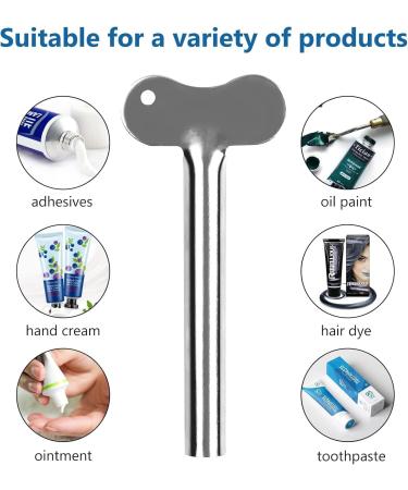 3PCS Stainless Steel Toothpaste Tube Squeezers Tube Key Squeezers Metal Tube Paint Squeeze Gadgets Tube Wringer Keys Key Roller Dispenser Wringer Tools Metal Toothpaste Dispenser Squeezers - Buy Online on GoSupps.com