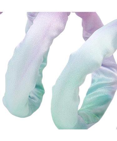Long Dreadlock Hair Tie Spiral Lock Hair Bands Strong Wire Tie Dye Purple High Ponytails Bendable for Curly Hair - Buy Online on GoSupps.com