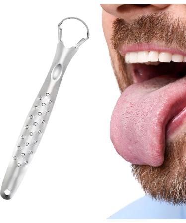 Jingling Stainless Steel Tongue Cleaner for Adults & Children | Professional Oral Hygiene & Fresher Breath - Buy Online on GoSupps.com