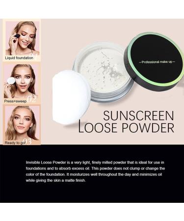 Fixing Face Setting Powder - Long Lasting Lightweight Powder for All Skin Types - Oil Control & Breathable Formula - 01White - Buy Online on GoSupps.com