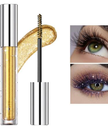 Mascara scintillant 2 pi ces mascara pour cils scintillants longue dur e r sistant aux taches pour filles | Mascara de maquillage d'oeil de diamant cass par espace imperm able pour des mariages 2# - Buy Online on GoSupps.com