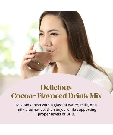 BioVanish - Keto Activate Slimming Cocoa Drink - Ketone & BHB Supplement Weight Solution for Adults - BHB Exogenous Ketones - Weight Management Without Cutting Carbs - 30 Servings - Buy Online on GoSupps.com