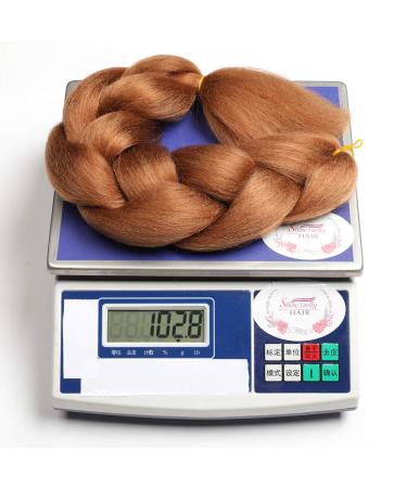 Showjarlly Jumbo Braid Art Hair Extensions - 24 Inch Ombre Kanekalon 5 Pack for Crochet & Box Braids (Reddish Brown 30#) - Buy Online on GoSupps.com