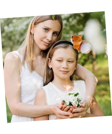 minkissy Plush Squirrel Headband Squirrel Shaped Headband Animal Headbands Squirrel Ears Headband Plush Headband Animal Hair Hoop For Women Girl - Buy Online on GoSupps.com