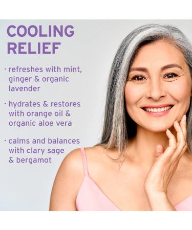 LIFE-FLO Cooling Mist Refreshing Body Mist for Women Instantly Cools Hot Flashes with Ginger Organic Aloe Vera and Lavender Fresh Sage Mint Scent 60-Day Guarantee Not Tested on Animals 3.4oz - Buy Online on GoSupps.com