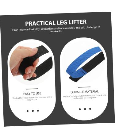 Leg Lift Training Belt | Versatile Leg Lifter Strap for Elderly & Post-Knee Surgery | Exercise Aid in Blue 104x2.6CM - International Shipping Available - Buy Online on GoSupps.com