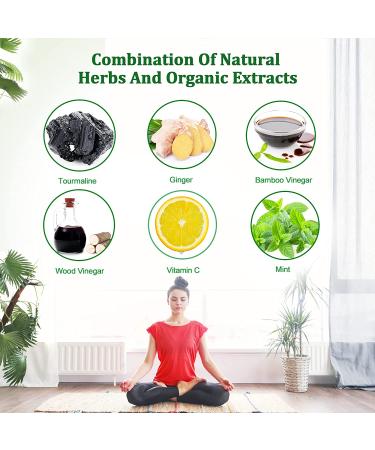 30 Pcs Deep Cleansing Foot Pads | Natural Bamboo Vinegar Powder Ginger | Pain Relief, Stress & Sleep Improvement | Body & Foot Care - Buy Online on GoSupps.com