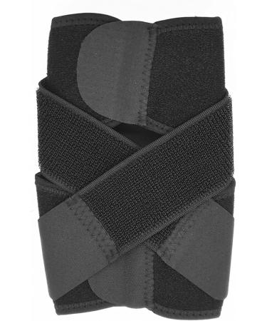 Adjustable Ankle Brace for Women & Men - Achilles Tendonitis Relief Sports Support Sprain & Heel Pain - One Size Black - Buy Online on GoSupps.com