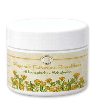 Florex fat cream with marigold & organic sheep's milk 125ml from Austrian-intensive nourishing cream with lanoline (wool fat) for regeneration cracked & stressed skin with disinfectant effect