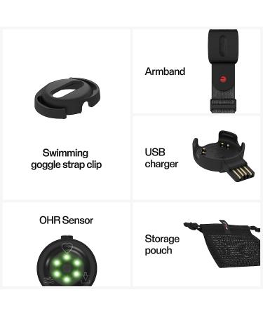 Polar Verity Sense - Waterproof Optical Heart Rate Monitor Armband for Sport - ANT+/Bluetooth HRM - Gray M-XXL - Buy Online on GoSupps.com