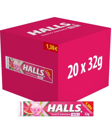 HALLS Halls Vita C - Watermelon - Sugar-Free - 20 Units