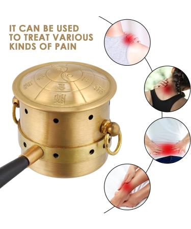 Moxibustion Box Set - Pure Copper Moxa Burner & Holder for Health and Wellness | International Shipping - Buy Online on GoSupps.com