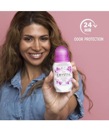 Crystal Deodorant 3 Pack - Mineral Roll-On Vegan Deodorant, Unscented 2.25 fl. oz - Buy Online on GoSupps.com