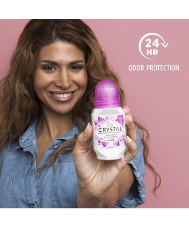 CRYSTAL Unscented Mineral Deodorant Roll-On - 24-Hour Odor Protection, Aluminum & Paraben Free, 2.25 FL OZ - Buy Online on GoSupps.com