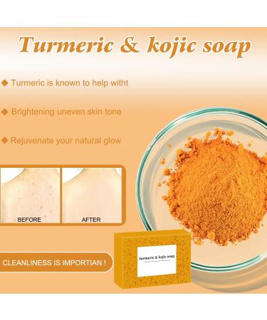 4Pcs Turmeric Wash and Care Three Piece Set,Turmeric Trio: Facial Wash,Cleansing Mousse & Soap for Skin Care,Turmeric Cleansing Exfoliating Pads,Turmeric Face Wash, Natural Skincare for Face & Body - Buy Online on GoSupps.com