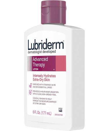 Lubriderm Advanced Therapy Moisturizing Lotion with Vitamins E and B5 Deep Hydration for Extra Dry Skin Non-Greasy Formula 6 fl. oz ( Pack of 10) - Buy Online on GoSupps.com