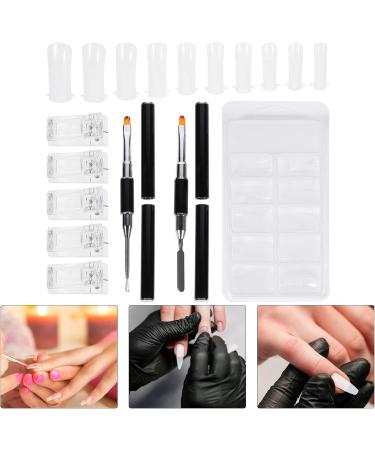 FOMIYES 5 Sets Nail Extension Set Nail Tools Finger Extension Manicure Tool Manicure DIY Accessory Nail Extension Tips Flamingo Scrunchies Manicure Art Kit Clips Nail Set Crystal Plastic - Buy Online on GoSupps.com