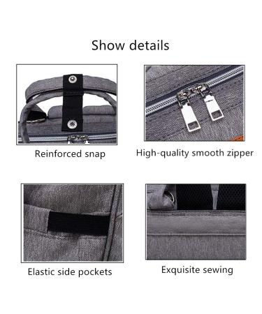 Multi-Function Waterproof Diaper Bag | Large Capacity Nappy Bag Handbag for Baby Care | Travel Backpack in Black - Buy Online on GoSupps.com