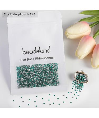 Beadsland 1440pcs Flat Back Rhinestones - Blue Zirconia Nail Crystals SS6 (1.9-2.0mm) for Stunning Nail Art - Buy Online on GoSupps.com