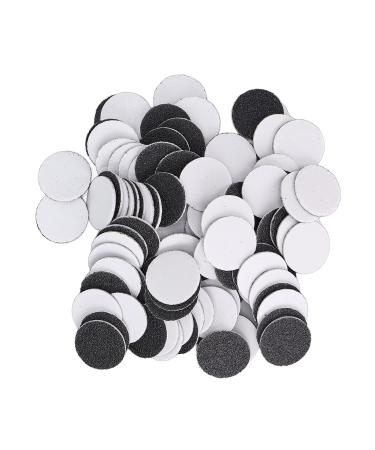 Grinding slices of sandpaper remove nail glue Easy to replace foot care exfoliating corneal remover grinding wheel for at home (120#medium coarse sand)