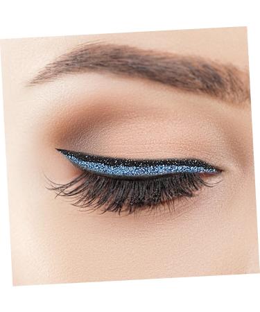 Mikinona Glitter Eyeshadow 12 Pairs Glitter Eyeliner Double Eyelid Stickers Invisible Eye Line Strips Miss Flash Adhesive Tape - Buy Online on GoSupps.com