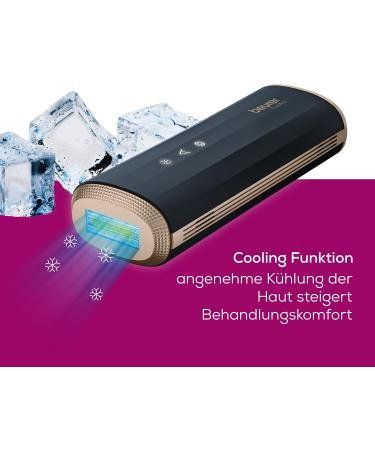 Beurer IPL 7800 COOL PRO Hair Removal Device - 1 Million Light Impulses Cooling Technology 5 Intensity Levels for Men & Women - Arms Legs Face Bikini & Armpits - Buy Online on GoSupps.com