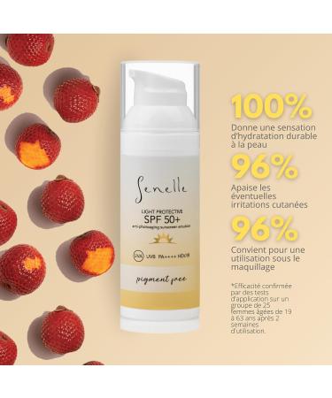 Senelle - Light SPF 50+ | Non-pigmented protective cream | UVA | UVB | PA++++ | HEV & IR Protection | Niacinamide | Trehalose | Arctalis TM | Hydrolyzed sodium hyaluronate | 50 ml - Buy Online on GoSupps.com