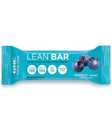 GNC Total Lean Blueberry Yogurt Lean Bar Twin Pack - Supports Healthy Metabolism - 5 Bars Per Box - Buy Online on GoSupps.com