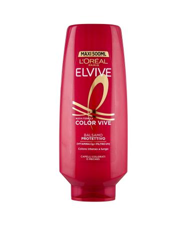 L'Oreal Paris L'Or al Paris Elvive Subliming Balm for All Coloured Hair Colour Protected for 40 Washes and Extreme Brightness Nourished and Detangled with Vitamin C Vibrant Colour 500 ml