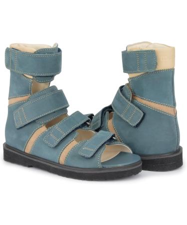 Buy Memo Basic CP Kids Ankle Support Sandal with Built-in AFO Brace Denim 1.5 Little Kid | International Shipping Available - Buy Online on GoSupps.com