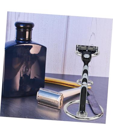 Ipetboom Shaving Brush Storage Rack | Metal Shaving Tools Organizer for Beard & Hair Brushes | Durable Razor Stand & Holder - Buy Online on GoSupps.com