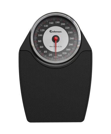 Adamson A24 Scales for Body Weight - Up to 350 LB, Anti-Skid Rubber Surface, Extra Large Numbers - High Precision Bathroom Scale Analog - Durable with 20-Year Warranty - New 2021 - Buy Online on GoSupps.com