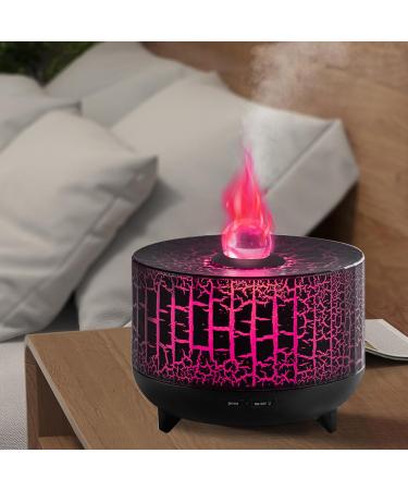 Flames Humidifier Aroma Diffuser 230ml - Quiet Essential Oil Diffuser with 7-Flame Design for Aromatherapy - Buy Online on GoSupps.com