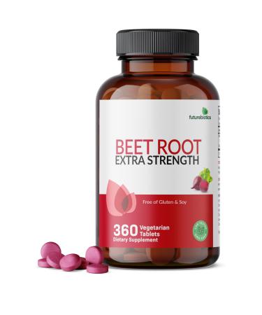 Futurebiotics Beet Root Extra Strength Non-GMO 360 Vegetarian Tablets 360 Count (Pack of 1)
