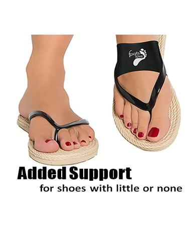 FOOTS LOVE Plantar Fasciitis Gel Cushioned Arch & Heel Support Sleeves - Cooling Air Pockets - Men and Women (Black) - Buy Online on GoSupps.com