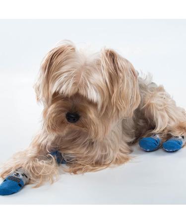 Heiqlay Anti-Slip Socks for Dogs & Cats | Paw Protection with Silicone Gel | 4-Piece Set for Indoor Traction - Buy Online on GoSupps.com