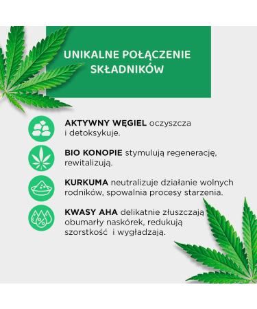 Eveline Cosmetics Cannabis Skin Care Cleansing mattifying carbon mask 3in1 7 ml - Buy Online on GoSupps.com