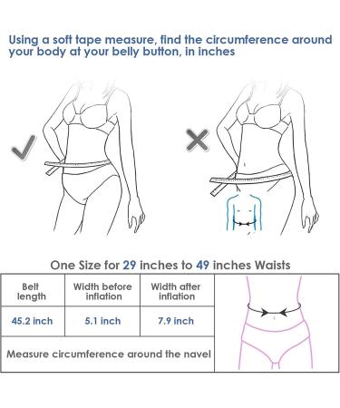 Eayh Decompression Back Belt | Spine-Air Traction for Lower Back Pain Relief | Lumbar Support Belt (29-49 inch Waist) - Buy Now! - Buy Online on GoSupps.com