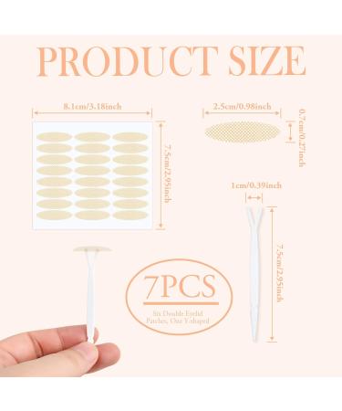 Invisible Double Sided Eyelid Tape Lift Strips - 288pcs | Self-Adhesive Fiber Eye Tapes for Hooded & Uneven Mono-Eyelids | Natural Eye Lift Stickers with Fork Rods - Buy Online on GoSupps.com
