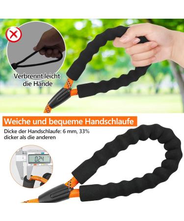 X XBen 30m Dog Tow Lines - Thick Dog Leash with Padded Handle & Lockable Carabiner for Medium to Large Dogs - Buy Online on GoSupps.com