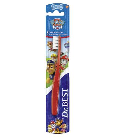 Dr.Best Paw Patrol toothbrush soft (1 piece) soft bristles and child-friendly handle OLD