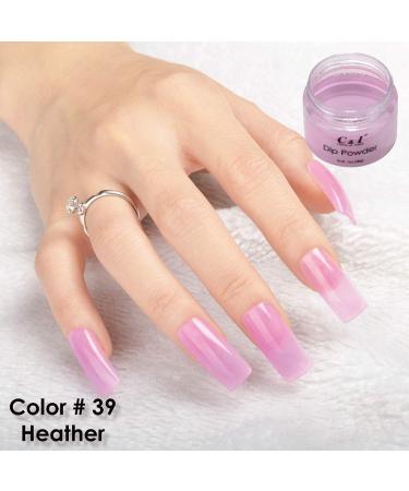 C & I Dipping Powder Color No.039 Heather Purple Color System - Buy Online on GoSupps.com