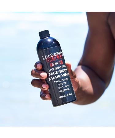 Locsanity BOLD 3-in-1 Men s Hydrating Wash | Face Body & Hair Cleanser for All Skin Types - Shop Internationally - Buy Online on GoSupps.com